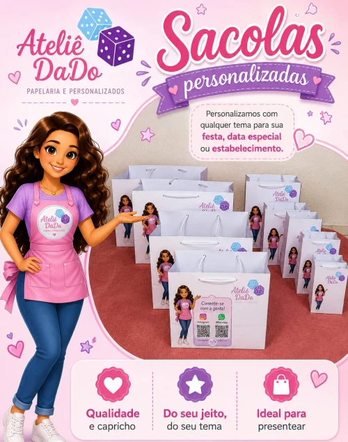 sacolas personalizadas m2